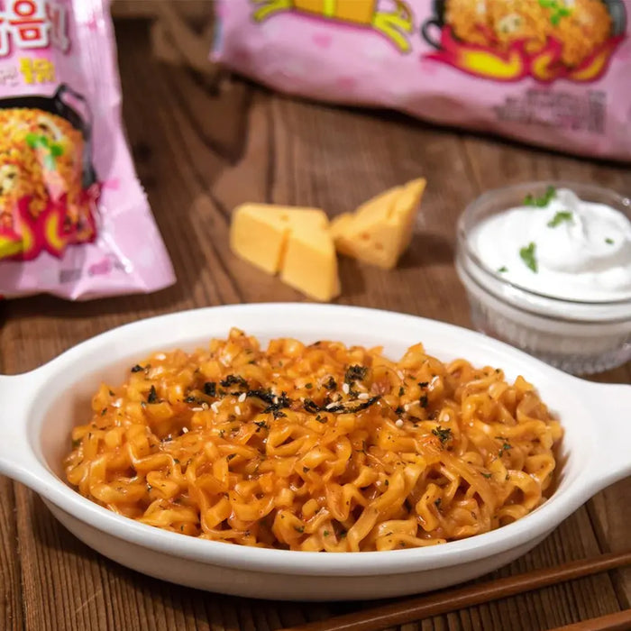 Samyang Buldak Cream Carbonara Spicy Chicken Ramen Exotic Snacks Company samyang-buldak-cream-carbonara-spicy-chicken-ramen-exotic-snacks-company