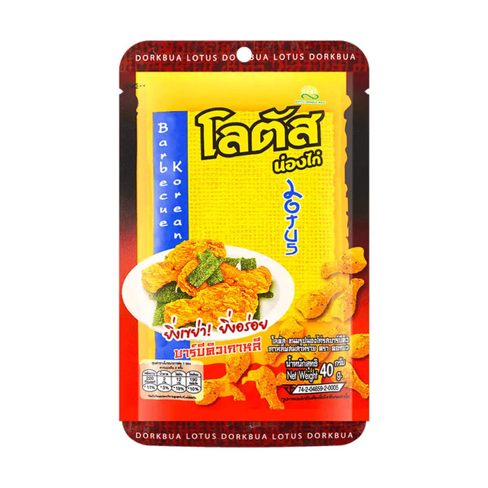 Thai Snacks Barbecue Korea Seaweed Flavor Zap Zeed Crispy Chicken Drumstick 40g