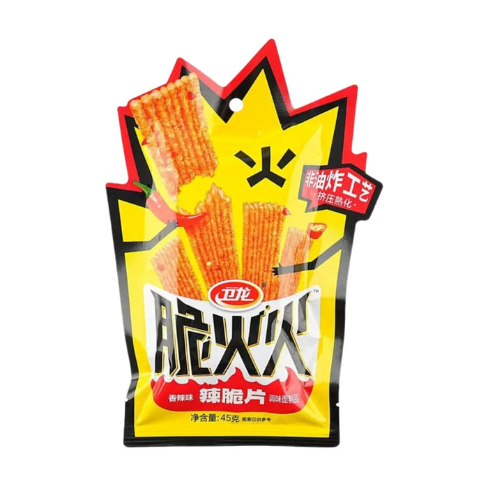 Crispy Latiao, Spicy Wheat Flour Strips Chili Snack, 48g Weilong