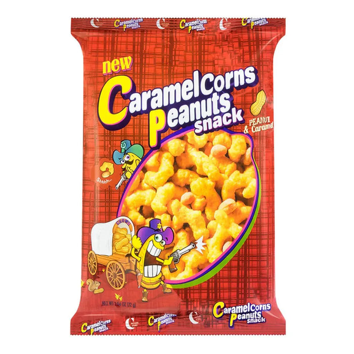 Crown Caramel Corns & Peanuts Snack - 72g Crown