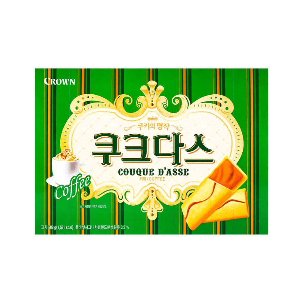Crown Couque D'asse Vienna Coffee Sandwich Cookie, 289g — Exotic