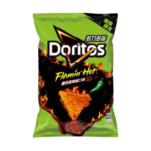 Doritos Flamin Hot Jalapeno Flavored Potato Chips, 40g Doritos