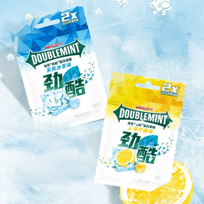 Doublemint Extra Strong Mint Jasmine Iced Tea Flavor, 21g Doublemint