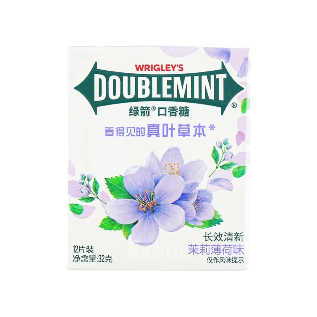台湾ツムツムボトル Doublemint Floral Flavor 12 Piece Chewing Gum, 32g — Exotic Snacks