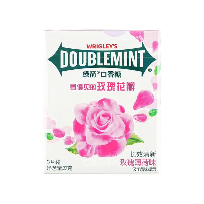 Doublemint Floral Flavor 12 Piece Chewing Gum, 32g Doublemint