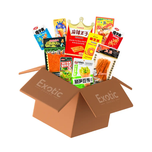 Exotic Latiao Spicy Strip Mystery Box Exotic Snacks Company