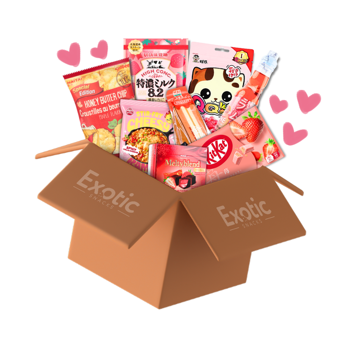 Exotic Snacks Valentine's Box - Berry Special Edition