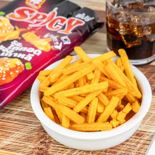 FF Spicy Korean Fried Chicken Flavor Crackers, 58g FF Thailand