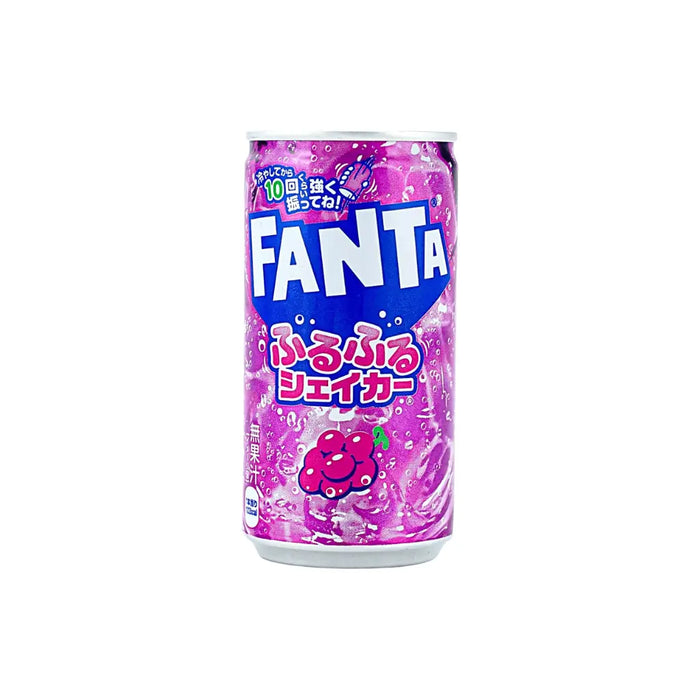 Fanta Furufuru Shaker Grape Soda, 180ml (Bubbly Jelly Texture) Fanta