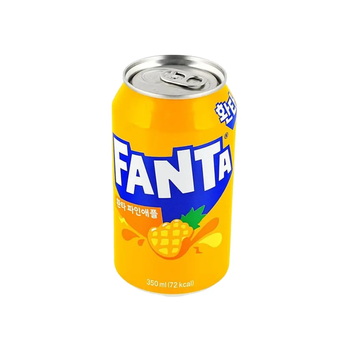 Fanta Pineapple Flavor Soda, 350ml Fanta