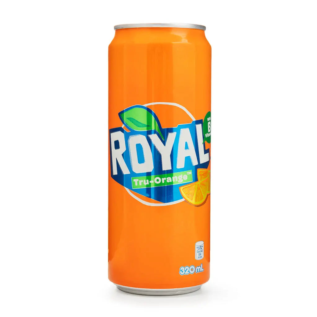 Fanta Royal Tru Orange Flavor Soda - 320ml - Exotic Snacks Company