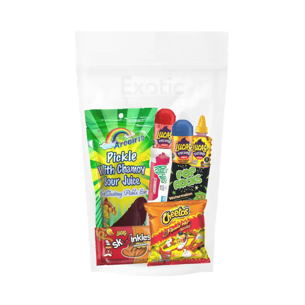 Flamin Hot Cheetos Chamoy Pickle Kit — Exotic Snacks Company