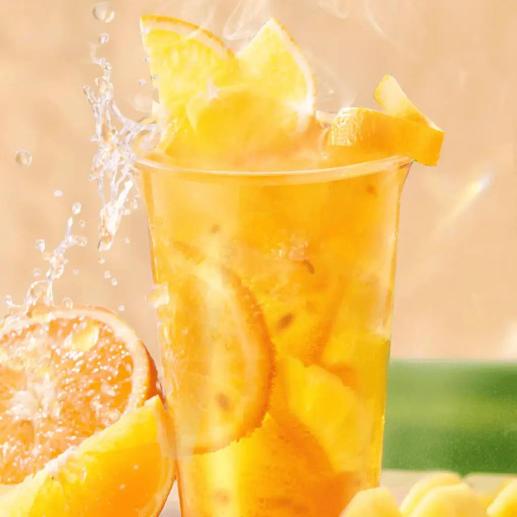 Freeze Tea Freeze-Dried Fresh Fruit Tea, Orange Pineapple, 60g (14gx4) — Exotic ...