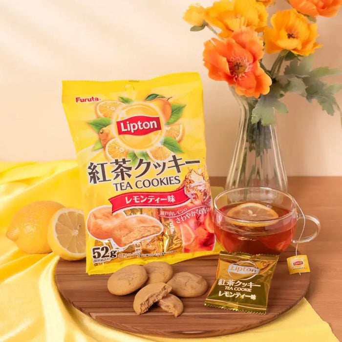 Furuta Lipton Lemon Tea Flavored Cookie, 52g Furuta