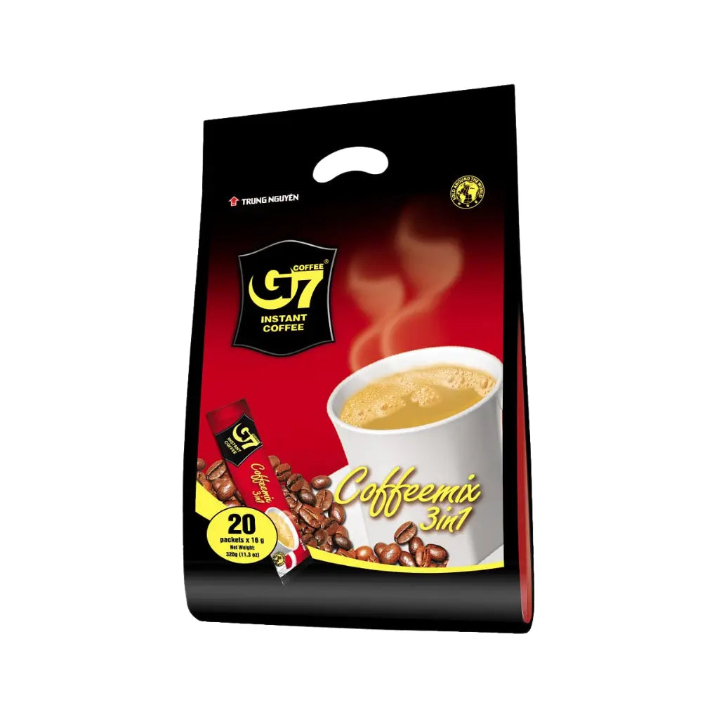 G7 3-in-1 Instant Coffee Mix, (20 Sachets), 320g — Exotic Snacks