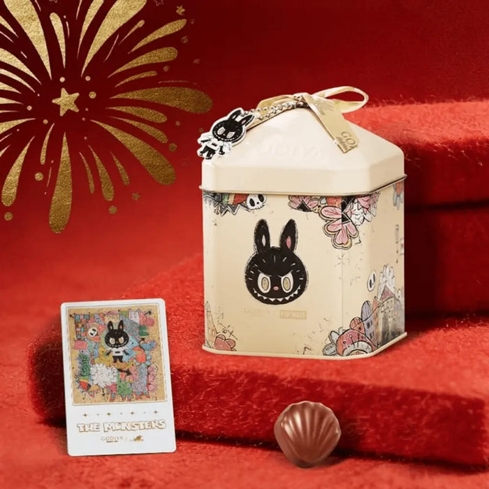 Godiva x Popmart Labubu Classic Master Series Hazelnut Milk Chocolate Gift Box, 80g Godiva