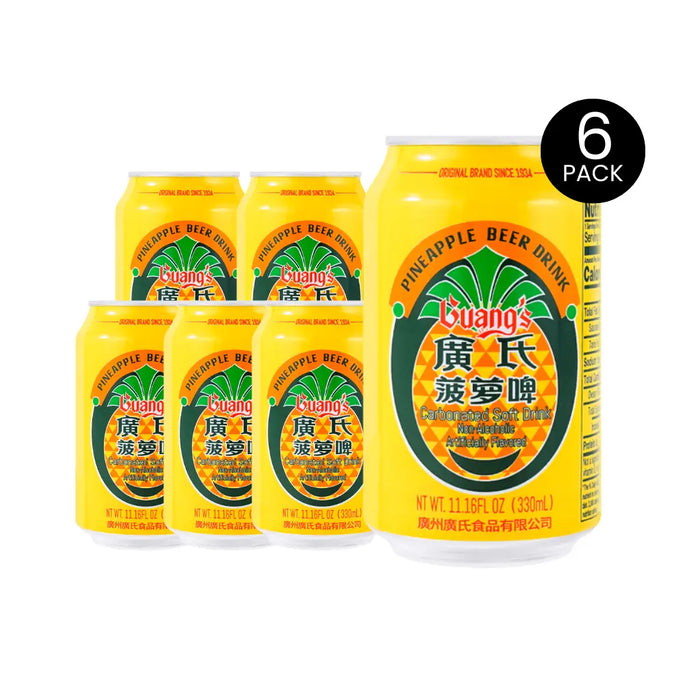 Guang's Refreshing Pineapple Beer Soda, 330ml Guang's