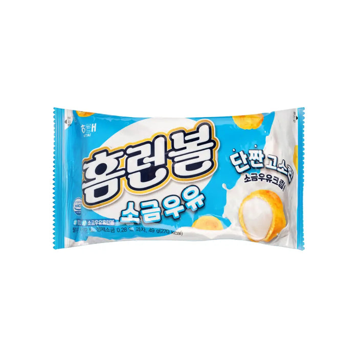 Haitai Homerun Puff Balls Salt & Milk Flavor, 49g Haitai