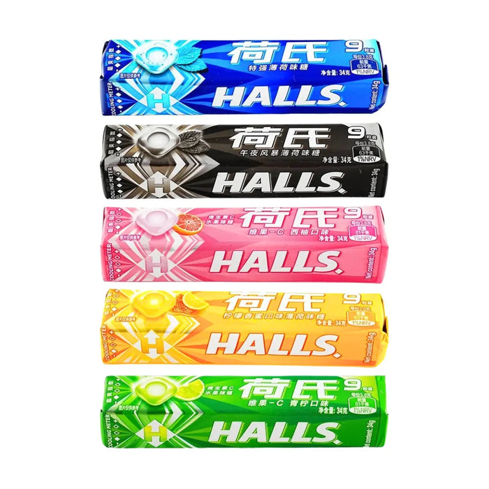 Halls Defense Vitamin-C Candy, 34g