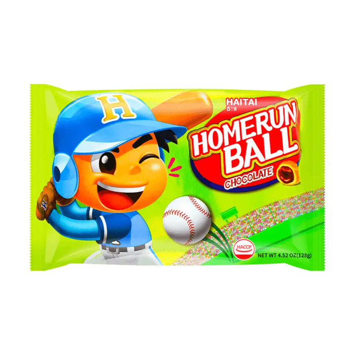 Homerun Ball Puff Chocolate Flavor - 128g Haitai