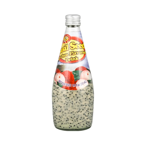 Honeybee Basil Seed Fruit Flavor Juice Drink, 290ml HoneyBee