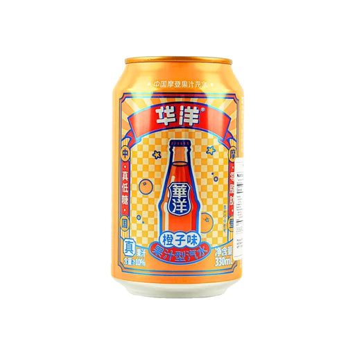 HuaYang Oranged Flavored Soda Low Sugar &amp; Low Calories, 330ml HuaYang