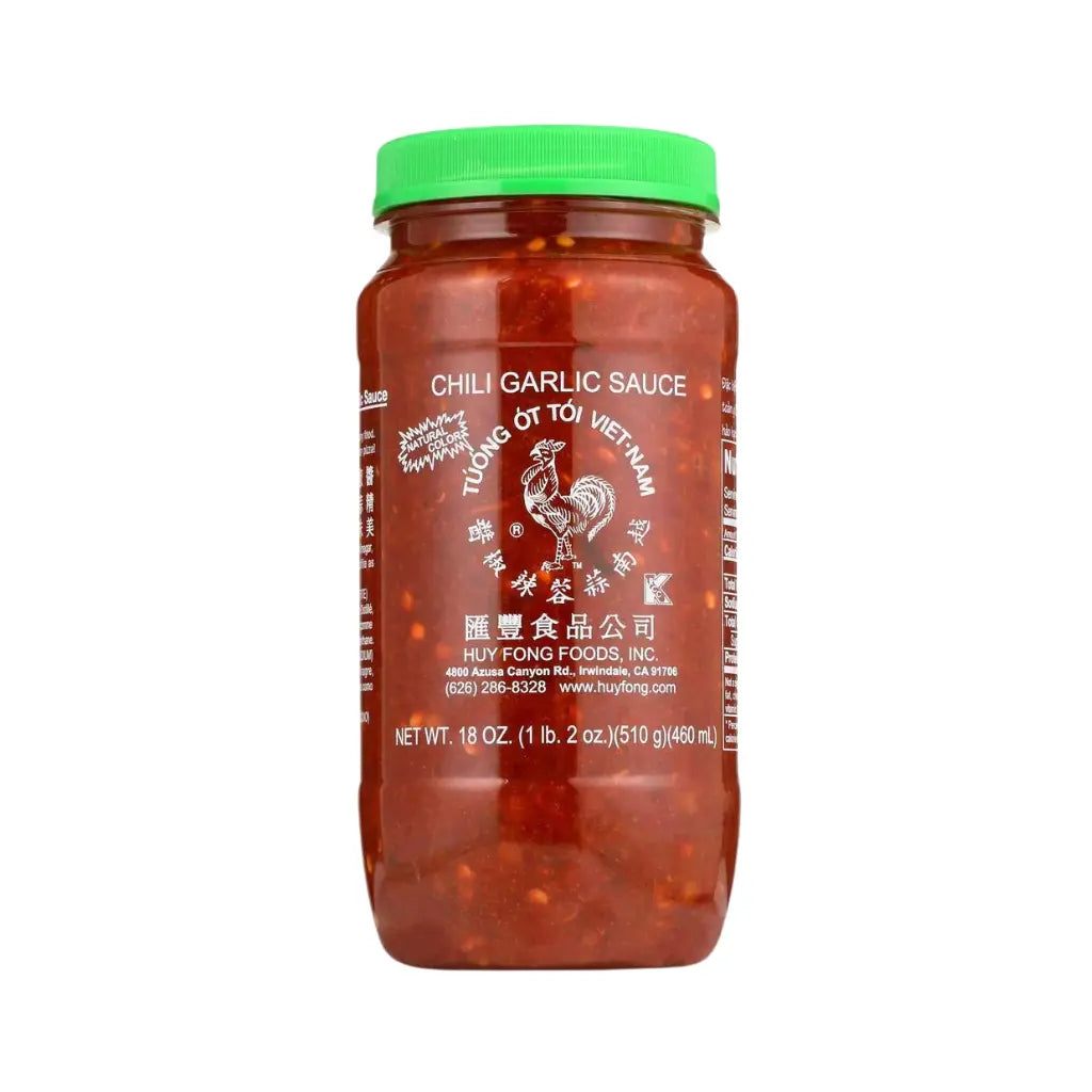 Huy Fong Chili Garlic Sauce, 18oz — Exotic Snacks Company