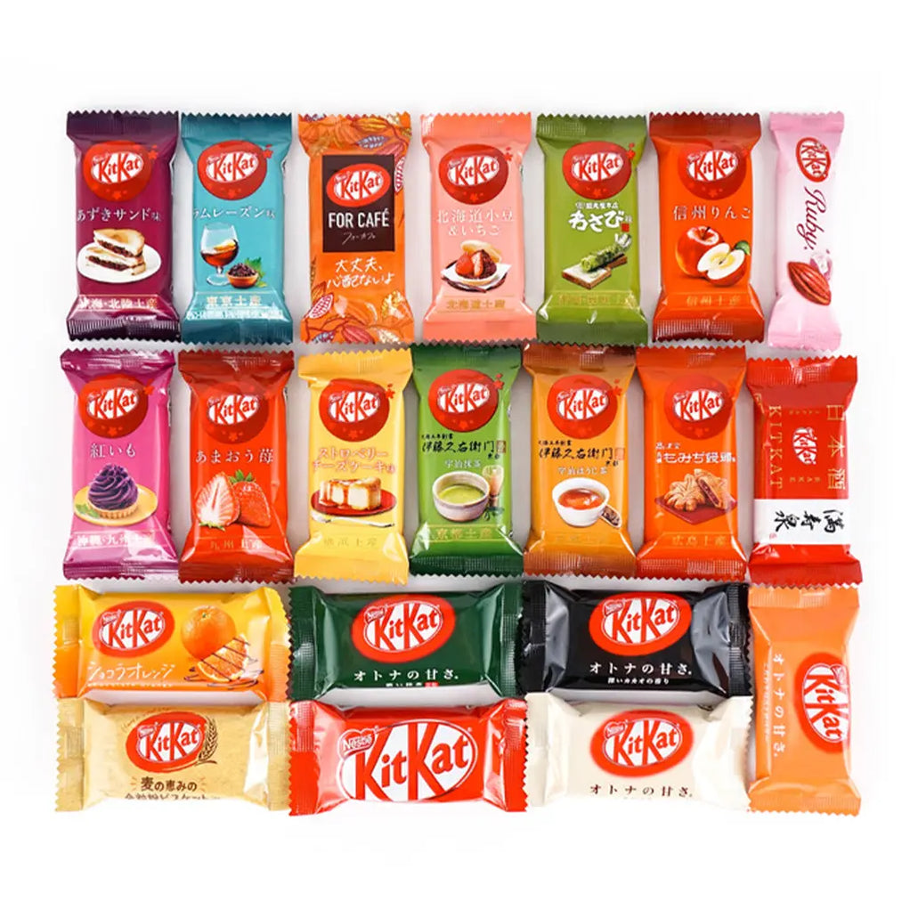 Japanese Kit Kat Variety Party Box 63 Pieces 21 — Exotic Snacks Company 9419