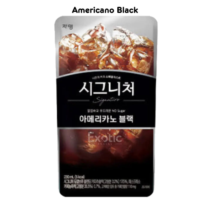 Jardin Korean Pouch Drinks Signature Coffee Edition - 230ml Exotic Snacks Company