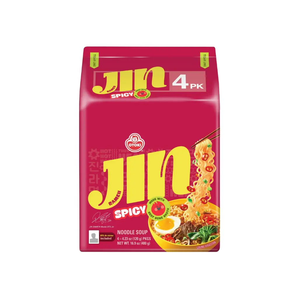 Jin Ramen Korean Style Spicy Instant Noodles — Exotic Snacks Company