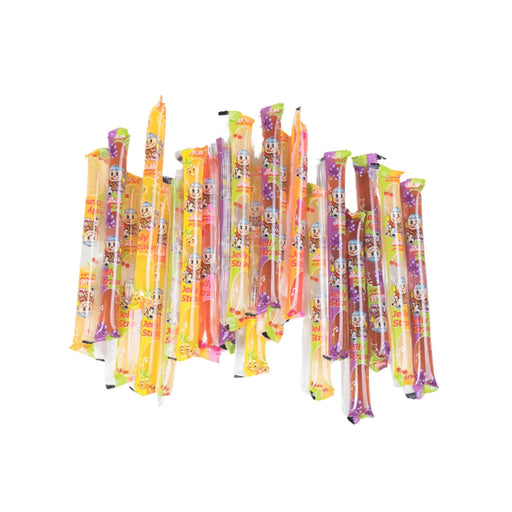 JingJing Jelly Filled Straws Assorted Flavors, 200g JingJing