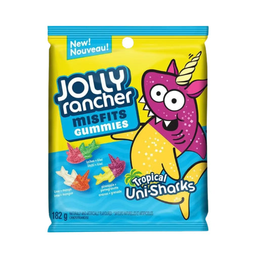 Jolly Ranchers Misfits Gummies Tropical Uni-Sharks, 182g Jolly Ranchers