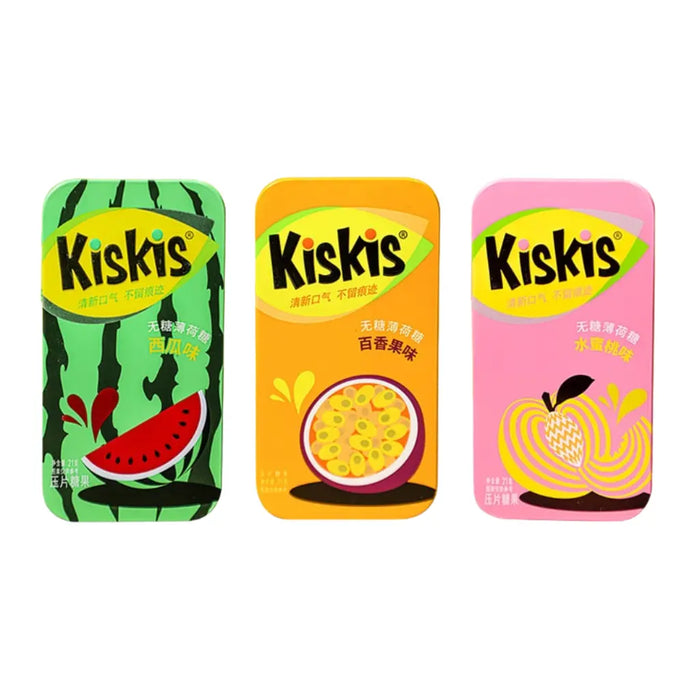 KisKis Sugar-Free Mint Candies Fresh Breath, 21g