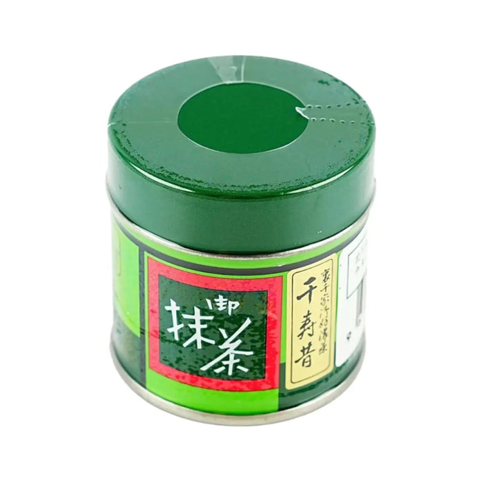 Kitagawahanbee Premium Matcha Powder Senju Mukashi Urasenke Okonomi Rich Japanese Green Tea Can, 20g