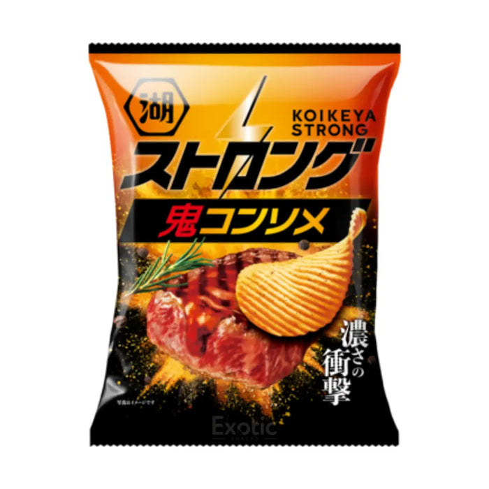 Koikeya Strong Demon Consomme Potato Chips, 55g Koikeya