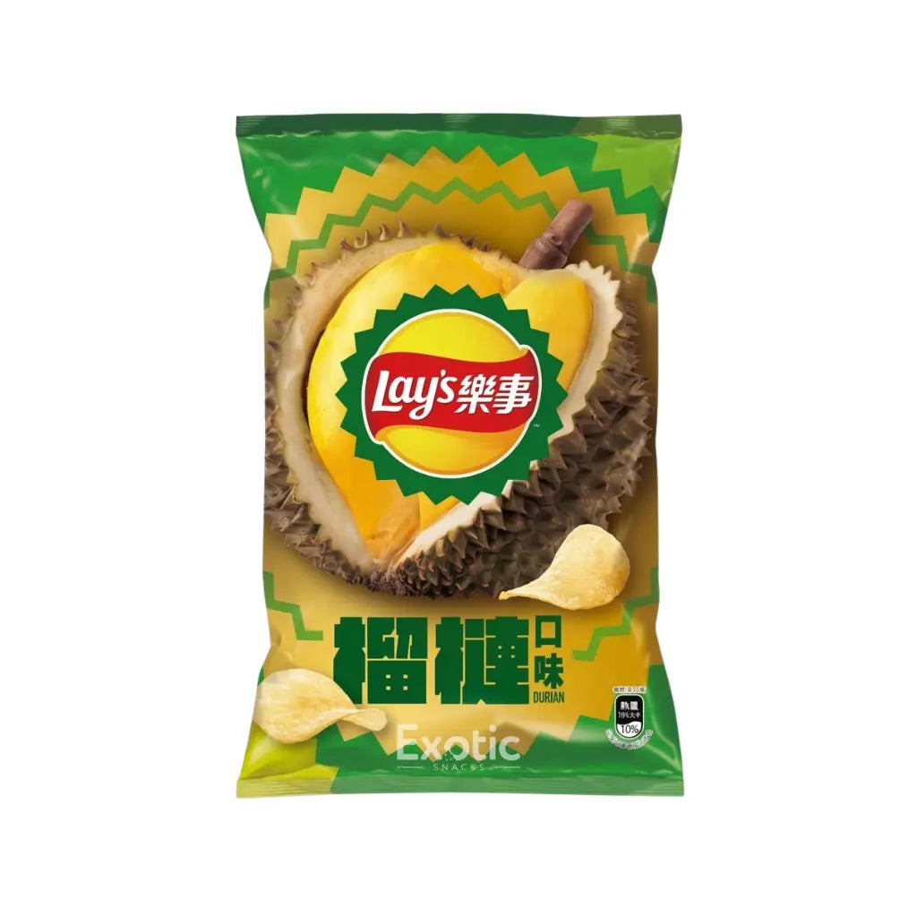 Lay's Durian Flavor Potato Chips, 70g — Exotic Snacks Company