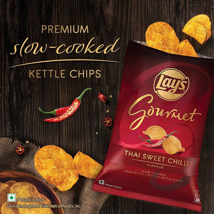 Lay's Gourmet Kettle Thai Sweet Chilli Flavor Chips, 31g Lay's