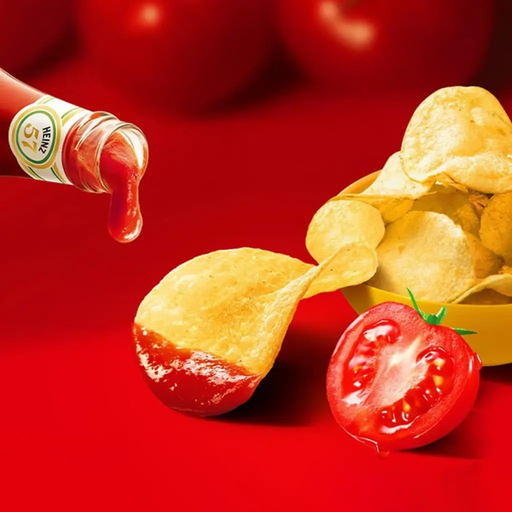 Lay's Heinz Ketchup Flavor Potato Chips, 70g Lay's