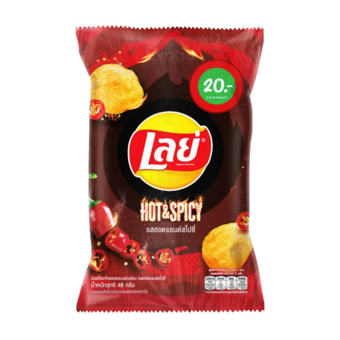 Lay's Hot & Spicy Flavored Potato Chips, 48g Lay's