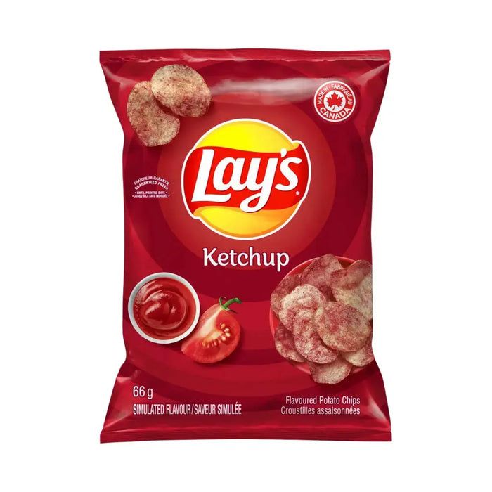 Lay's Ketchup Flavor Potato Chips, 66g (Canada)