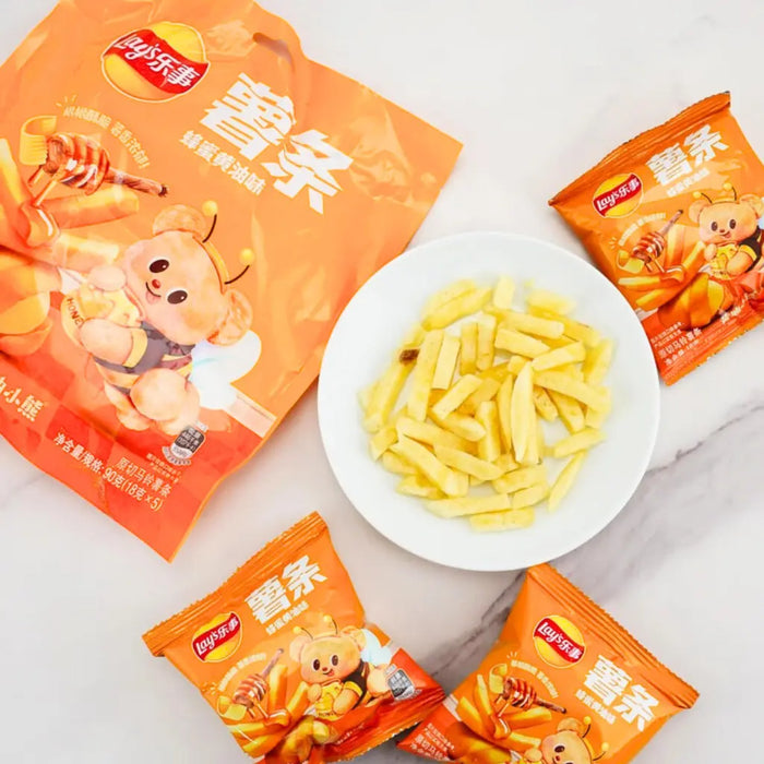 Lay's Long Fries With Honey Butter Potato Flavor Chips, 90g Exotic Snacks Company