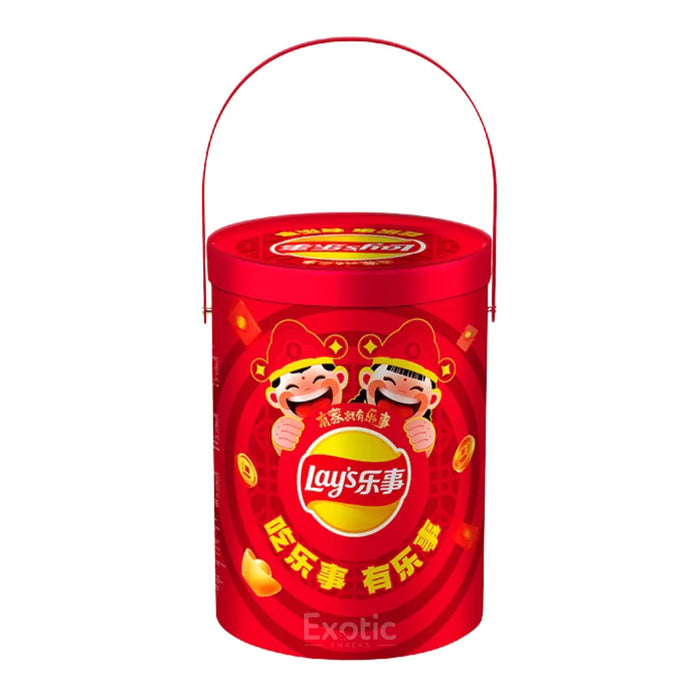 Lay's Lunar New Year 2025 Gift Bucket, 16 Bags Gift Set