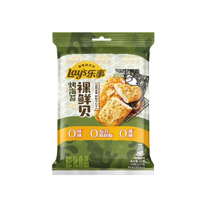 Lay's Senbei Rice Cracker Roasted Seaweed Flavor, 62g Lay's