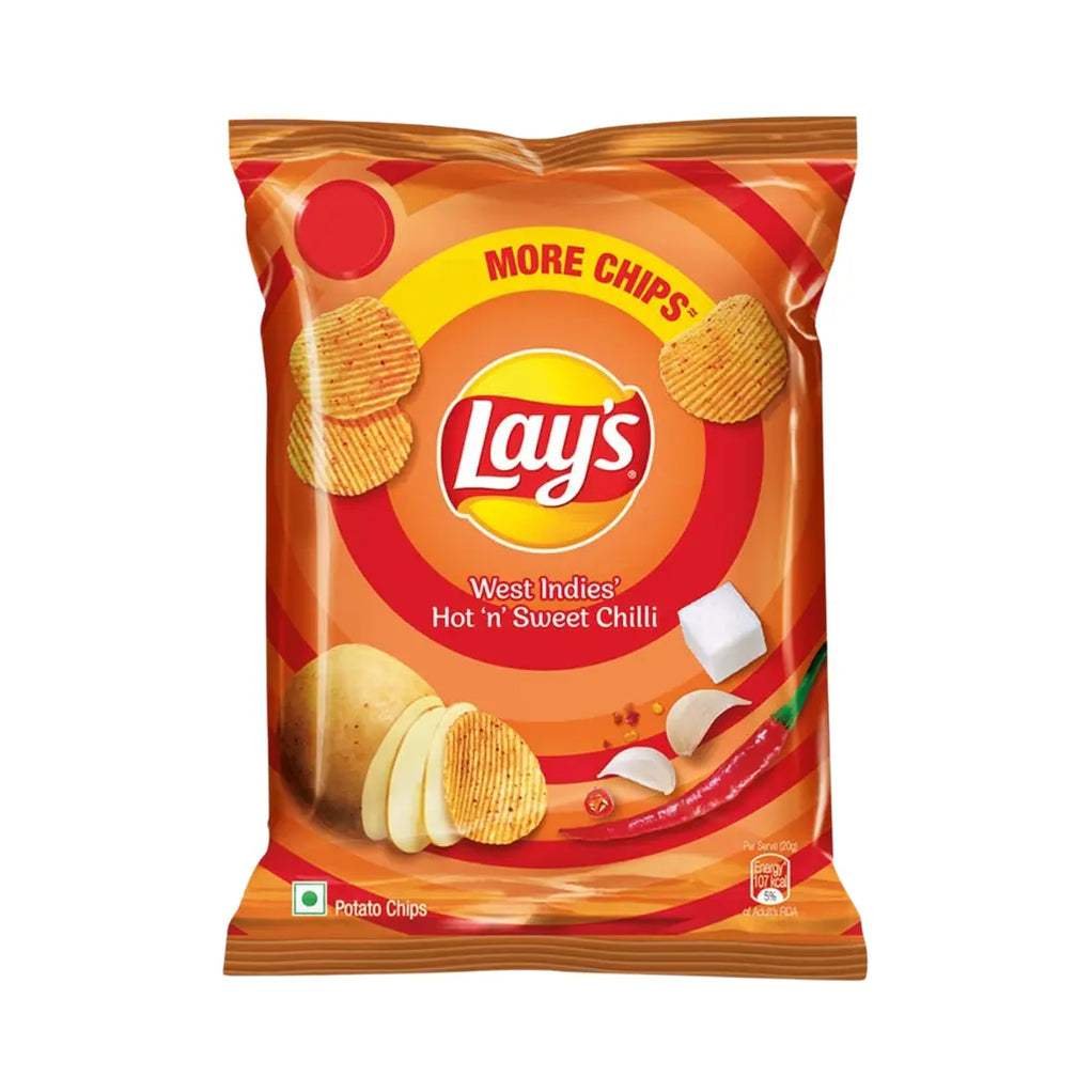 Lay's West Indies' Hot N Sweet Chili Flavor Potato Chips, 50g — Exotic ...