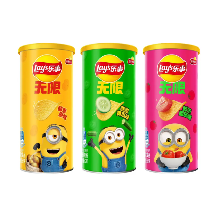 Lay's x Minions Collab Mini Tins Flavor Potato Chips, 62g