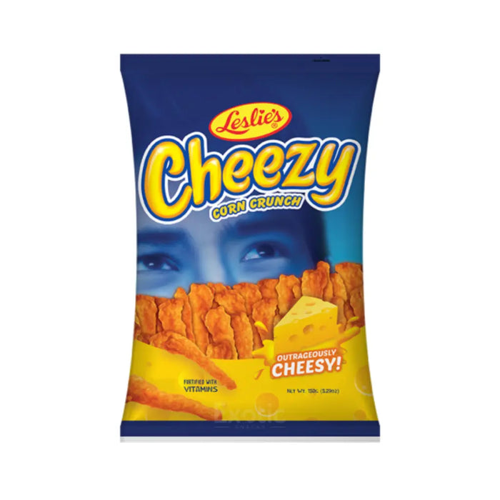 Leslie's Cheezy Corn Crunch Chips, 70g