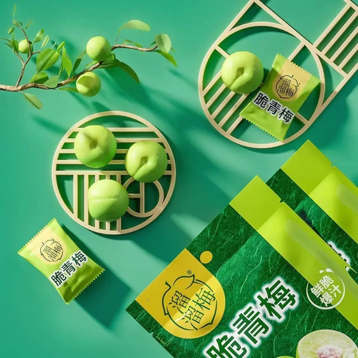 Liuliumei Crispy Green Plums Fruit Snack, 200g Liuliumei