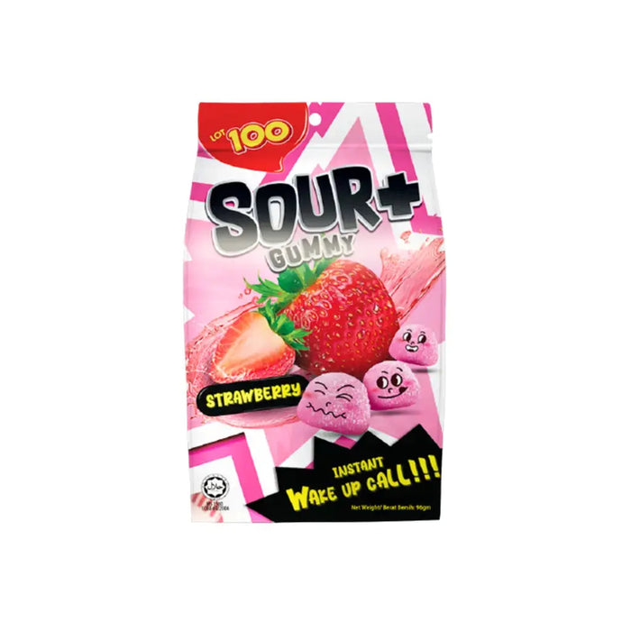 Lot100 Malaysia Extreme Sour+ Chewable Gummy, 24g
