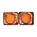MEI XIN Mini Collector's Edition Egg Yolk Mooncake Gift Box White Lotus Seed + Reduce Sugar Lotus Seed Paste, 2pcs, 4.9oz Mei Xin