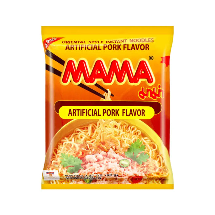 Mama Thai-Style Pork Instant Noodles Flavor, 90g